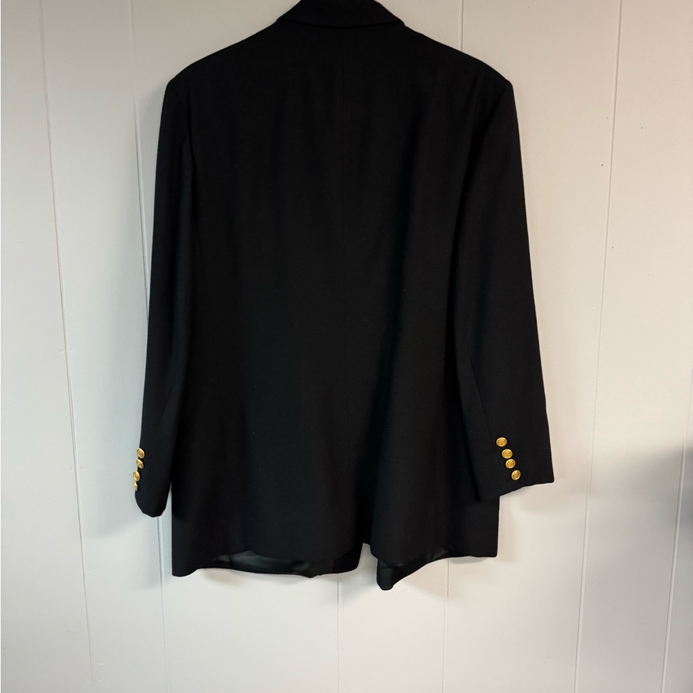 Talbots Classic Black Wool Jacket - image 3